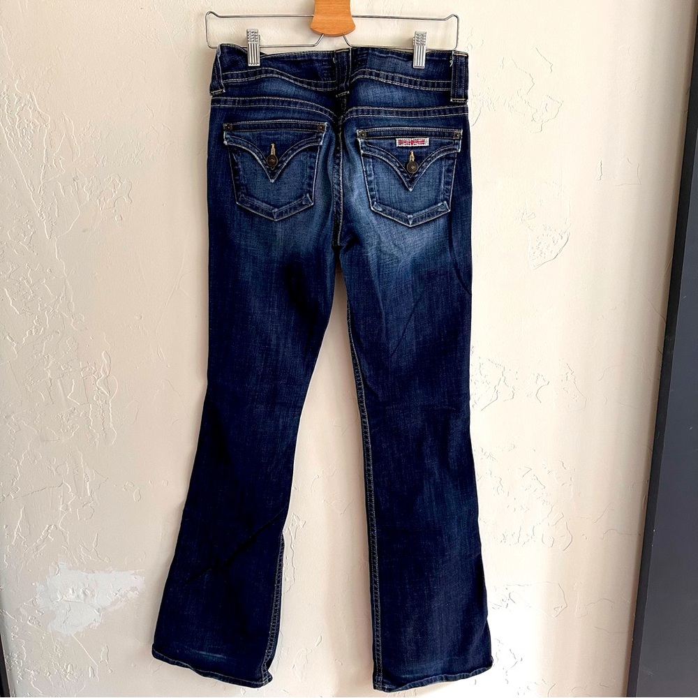 Hudson jeans, size 27 flared with button pockets